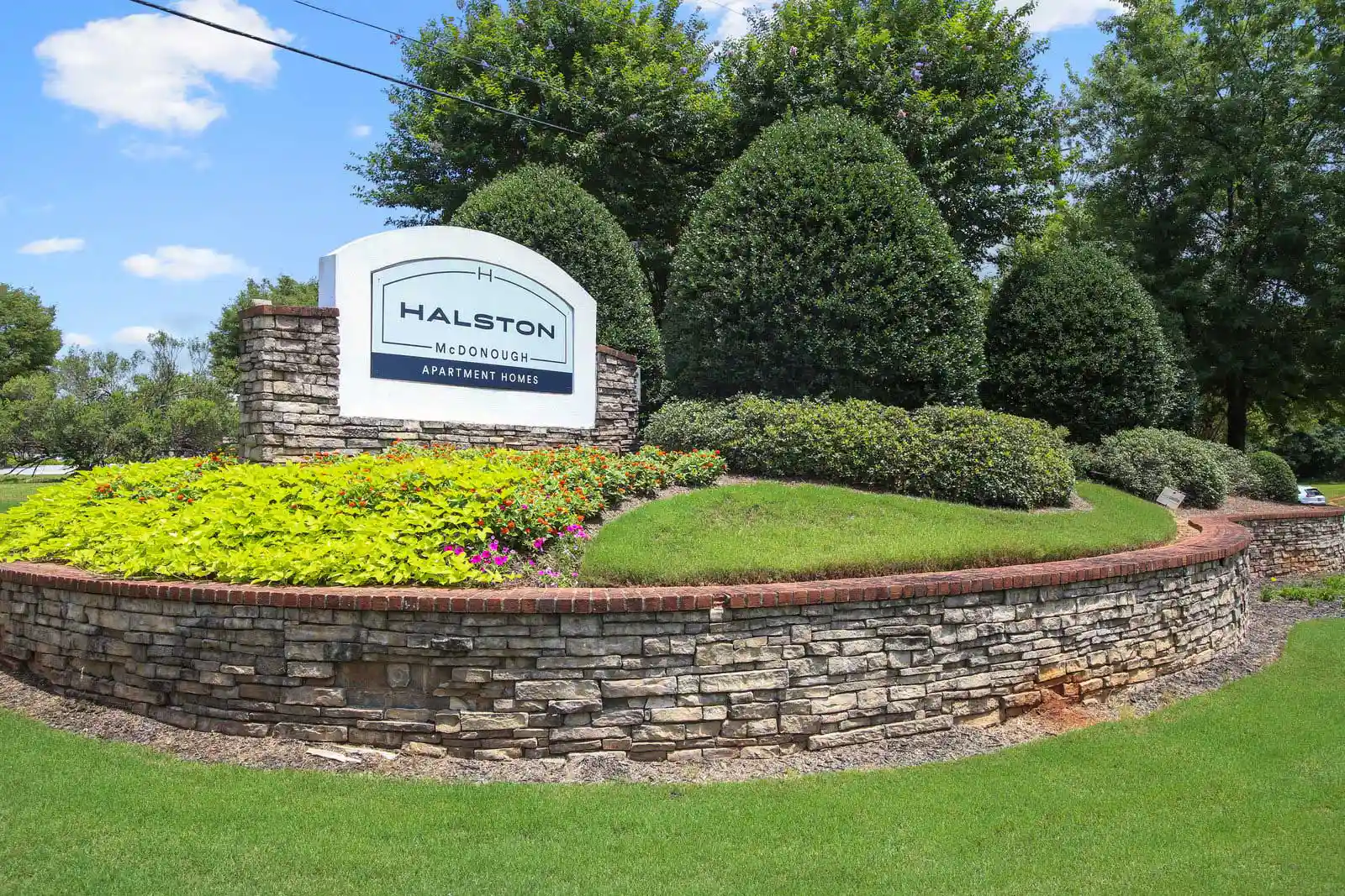 Halston McDonough sign