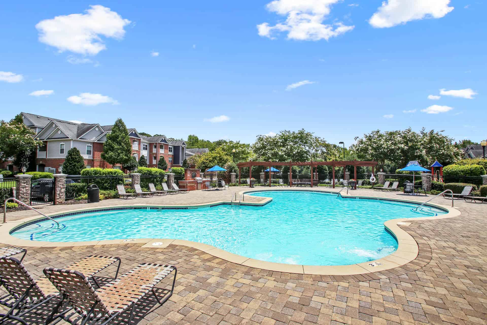 Pool and lounge area