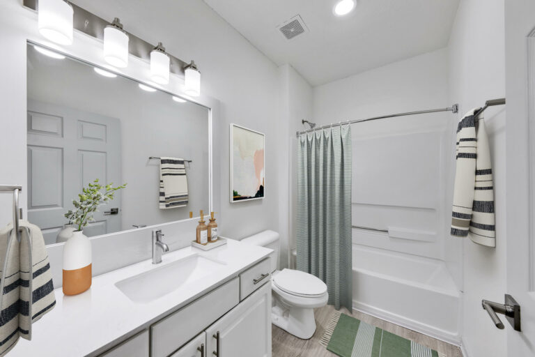 Full bathroom with shower/tub