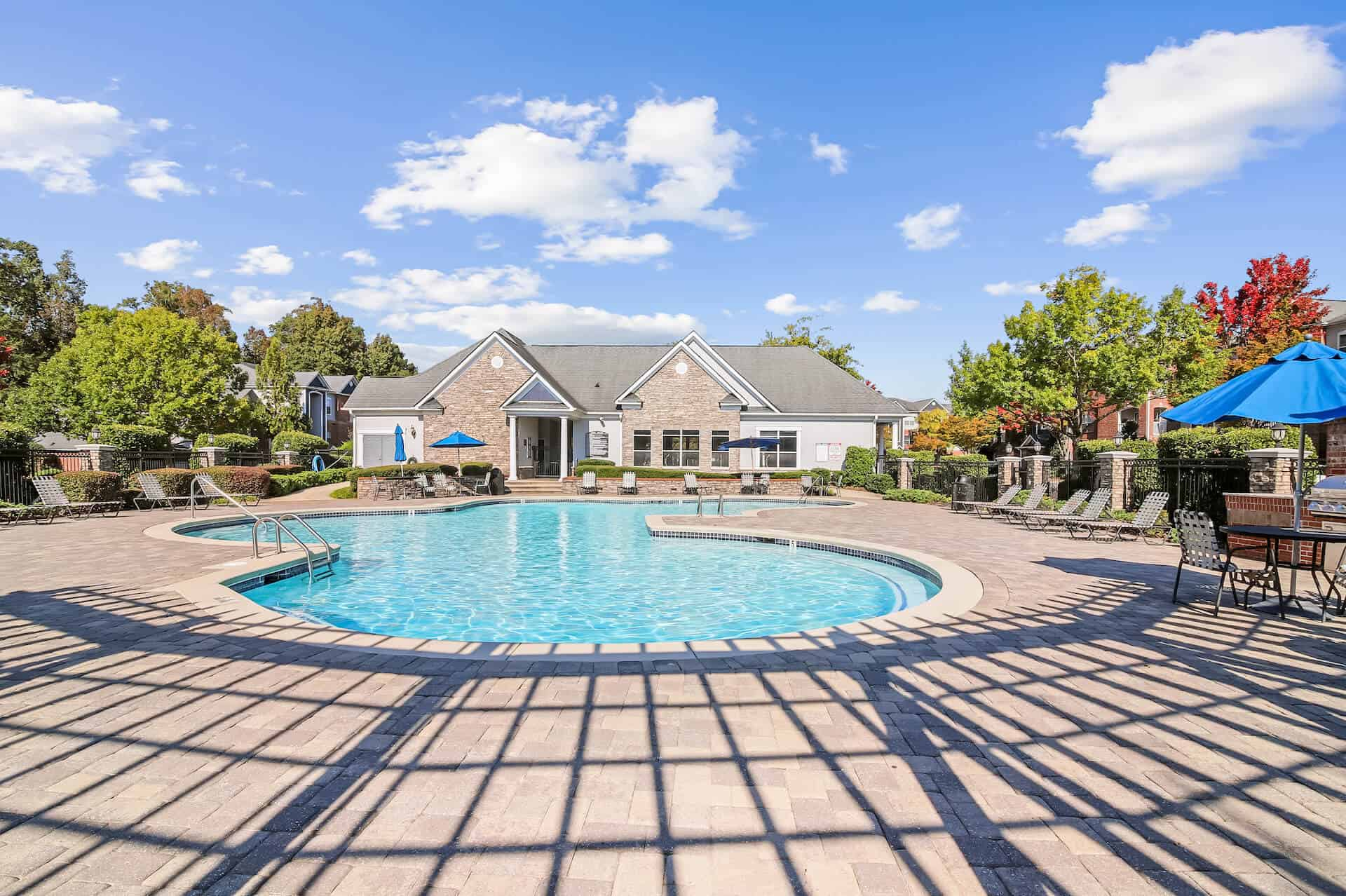 clubhouse and pool